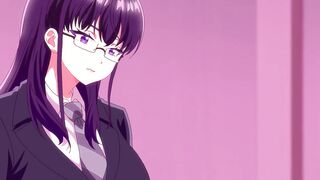 Experience the ultimate ASMR with this busty hentai - Young girl tries your cock