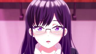 Experience the ultimate ASMR with this busty hentai - Young girl tries your cock