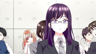 Experience the ultimate ASMR with this busty hentai - Young girl tries your cock