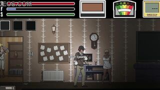 Watch as I rub my dick on the wet pussy of my sexy mistress in a Japanese hentai game