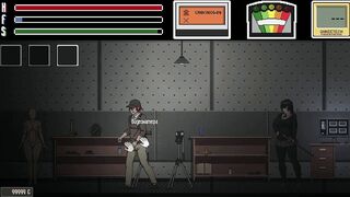 Watch as I rub my dick on the wet pussy of my sexy mistress in a Japanese hentai game