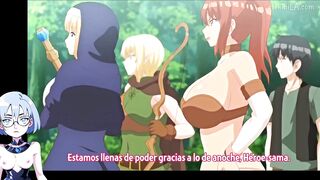 Watch Yuri's busty hentai game in Oppai's Hentai Magazines - A Futa-Ecchi Adventure! - 7 image