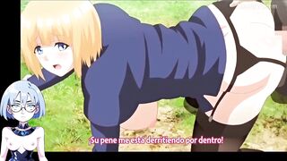 Watch Yuri's busty hentai game in Oppai's Hentai Magazines - A Futa-Ecchi Adventure!