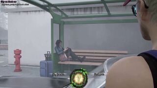 Kira gets caught jerking off in the toilet and punished with a huge creampie in hentai game