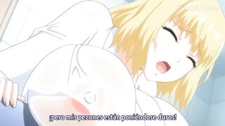 Blonde bombshell takes on a big black cock in steamy interracial action - 2 image