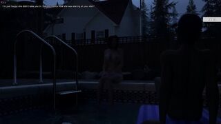 Naughty couple indulges in hot anal action in a 3D hentai game with huge cumshots & creampies