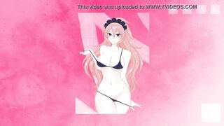 Get ready for an anime rabbitgirl experience with a hot hentai babe