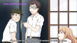 Big tits and rough gangbang in the forest village - Anime Hentai - 2 image