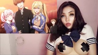 My GF's BFFs have a wild orgy in Hentai Incha Couple Ep. 2 - 3 image