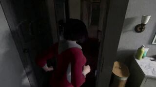 Horny couple invites a girl for a wild orgy with a massive dick and huge boobs in Hentai Game 3D Animation