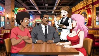 Watch my busty stepmom get her panties ripped off in a retro game and get fucked hard!