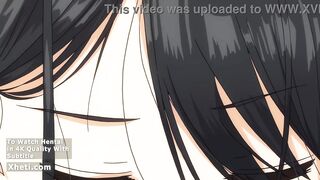 Sexy anime babe gets her perfect pussy pounded & mouth filled with cum