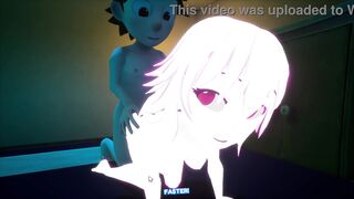 Busty hentai game: Ray's Hotel Adventures - Encountering ghosts and feeling good!