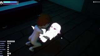 Busty hentai game: Ray's Hotel Adventures - Encountering ghosts and feeling good!