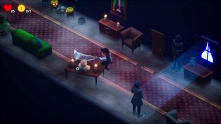 Busty hentai game: Ray's Hotel Adventures - Encountering ghosts and feeling good!