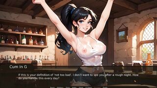 French babe with a huge tits gets her curvy body spanked in Taboo Hentai Game Ep. 13