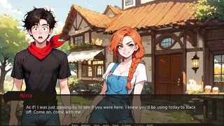 French babe with a huge tits gets her curvy body spanked in Taboo Hentai Game Ep. 13