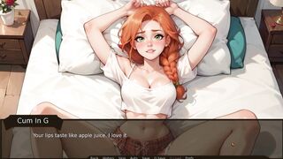 French babe with a huge tits gets her curvy body spanked in Taboo Hentai Game Ep. 13