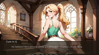 French babe with a huge tits gets her curvy body spanked in Taboo Hentai Game Ep. 13