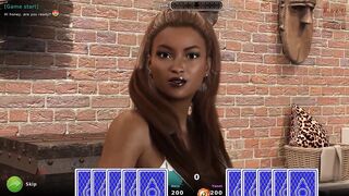 Yanet and Some Good Luck in Spicy Strip Poker Ep 2: Big-titted 3D Hentai Game with commented gameplay - 1 image