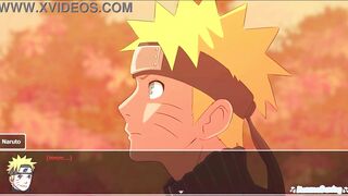 Naruto and Tsunade engage in a steamy, animated hentai game in "Sleepover" - Living With Tsunade (v0