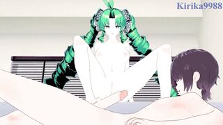 Adamski and Kiriko's intense sex session in Dueling Masters Play's Hentai