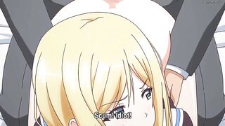 Watch this horny hentai porn with a busty babe getting pounded hard