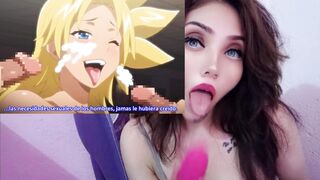 Naughty blonde sister with big natural tits & blue eyes fucks old man for cash