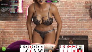 Yanet and Some Good Luck in Spicy Strip Poker Ep 2 - Busty Ecchi Game - 5 image