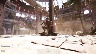 Lara, a lustful slut, is turned into a cum-hungry slut by a huge cock in 3D hentai game