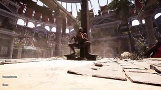 Lara, a lustful slut, is turned into a cum-hungry slut by a huge cock in 3D hentai game