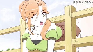 Alex gets stuck in the fences and Steve bangs her hard! - 4 image