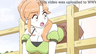 Alex gets stuck in the fences and Steve bangs her hard! - 5 image