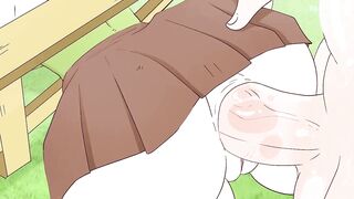 Alex gets stuck in the fences and Steve bangs her hard! - 9 image