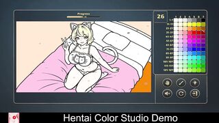 Get a sneak peek of Hentai Colored Studio's demo - a cute and naughty anime fantasy! - 2 image
