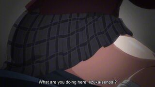 Hot submissive teens get down and dirty in bed with hentai action