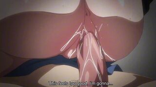 Hot submissive teens get down and dirty in bed with hentai action