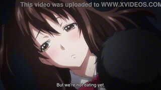 Hot submissive teens get down and dirty in bed with hentai action