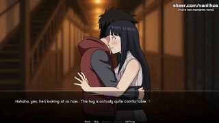 Naruto: Kunoichi Trainer - Hot 18yo Hinata Hyuga Teen Blowjob & Double Penetration Anal Sex with Naruto's Big Boobs