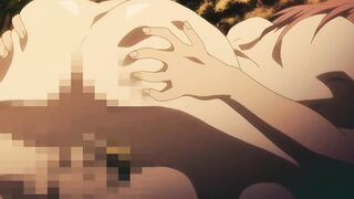 Big-titted babe with massive boobs rides a hard cock in POV outdoors