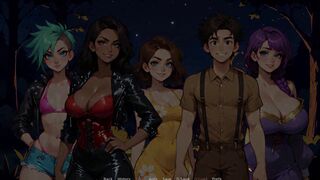 Get ready for a wild outdoor hentai with a busty babe in a sexy outfit! - 10 image