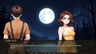 Get ready for a wild outdoor hentai with a busty babe in a sexy outfit! - 4 image