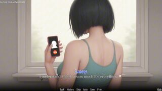 Obsessed Lucy's stepbro gets a perfect massage from her step-sister in 3D hentai game!