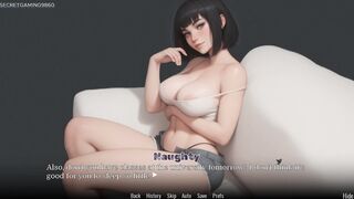 Obsessed Lucy's stepbro gets a perfect massage from her step-sister in 3D hentai game!