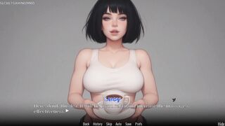 Obsessed Lucy's stepbro gets a perfect massage from her step-sister in 3D hentai game!