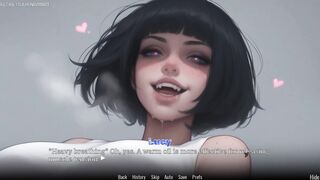 Obsessed Lucy's stepbro gets a perfect massage from her step-sister in 3D hentai game!