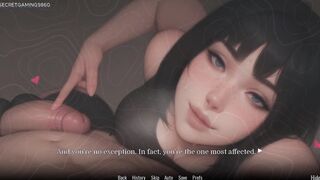 Obsessed Lucy gets her throat drilled and mouth stuffed by her stepbrother in rough 3D hentai game
