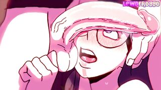 Cute MILF gets her big tits and ass pounded in this Lewdfroggo hentai animation