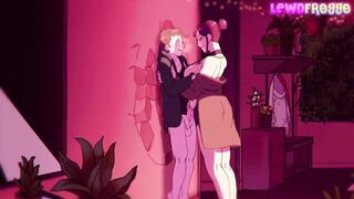 Cute MILF gets her big tits and ass pounded in this Lewdfroggo hentai animation