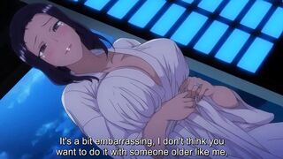 Brunette Sub gets a messy creampie in Hentai Episode 4